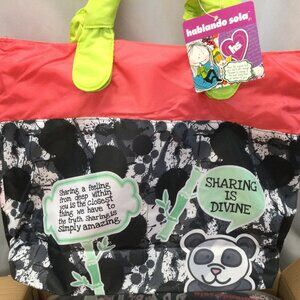 NWT Hablando Sola Sharing is Divine Tote